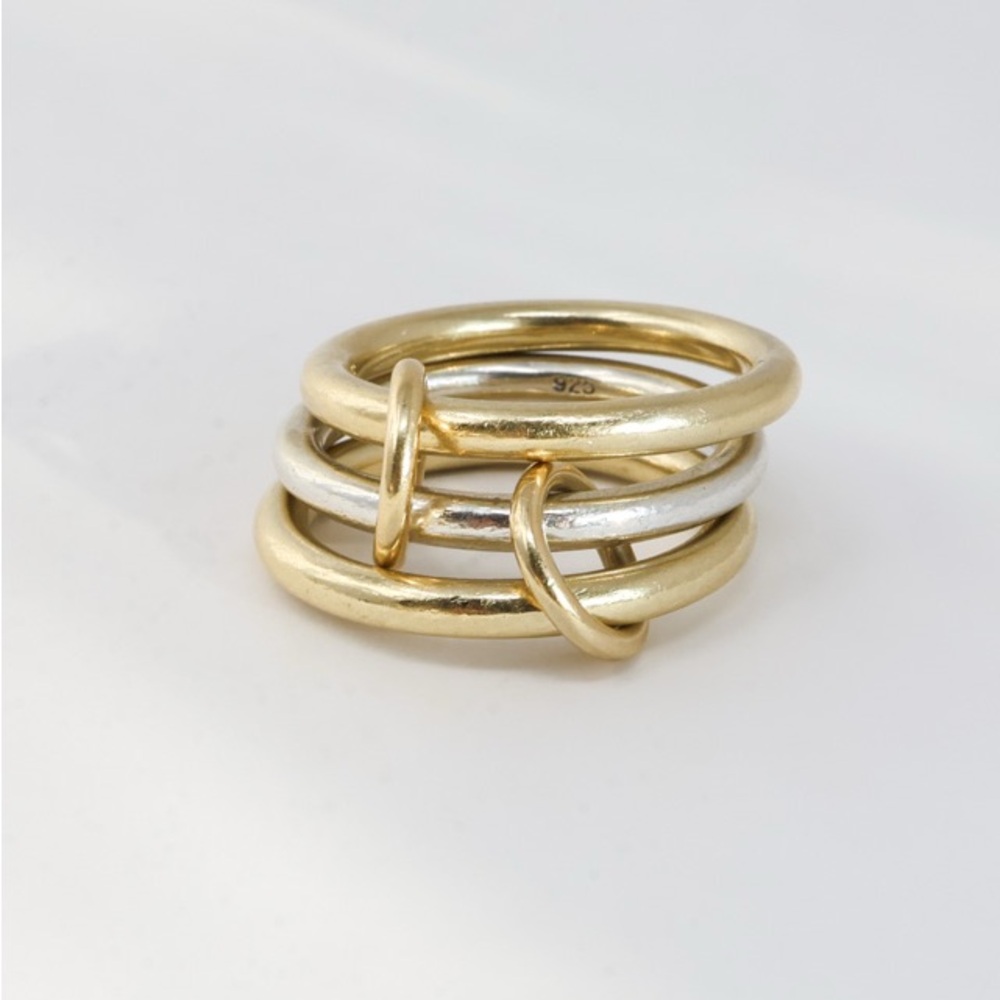 Spinelli Kilcollin Solid 18k and Silver Connecting Ring - Picture 5 of 8